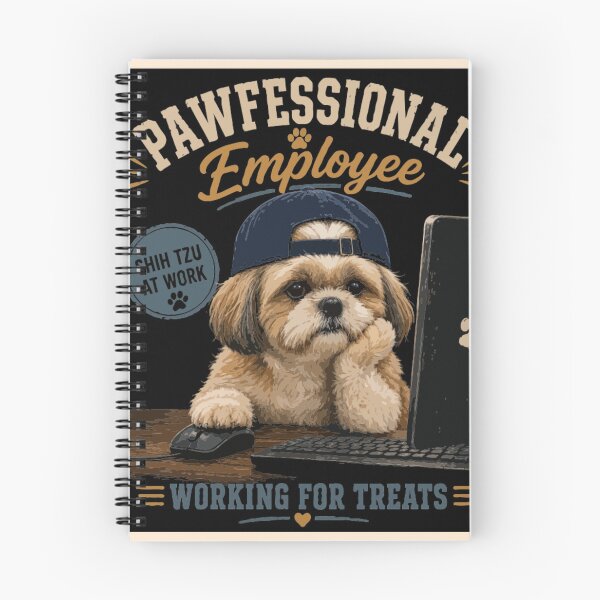 Item preview, Pawfessional Employee Shih Tzu Shirt – Working for Treats Funny Dog Lover Gift designed and sold by PawsAndPallette .
