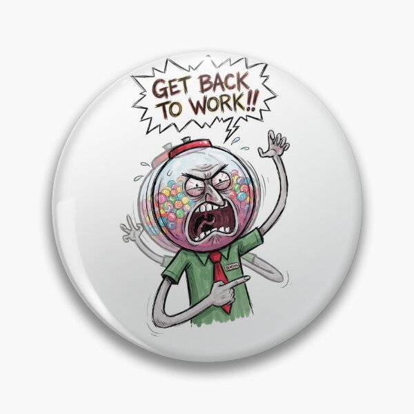 Item preview, Angry Benson Yelling Get Back To Work Regular Show Fan Art designed and sold by FreakToons.