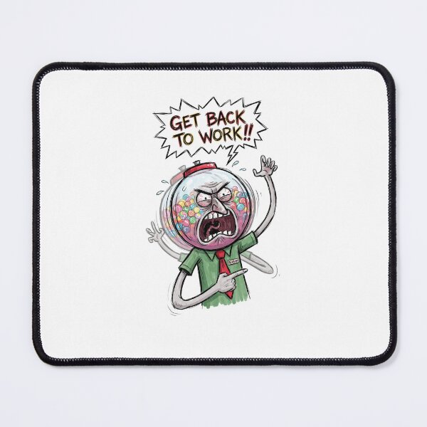 Item preview, Angry Benson Yelling Get Back To Work Regular Show Fan Art designed and sold by FreakToons.