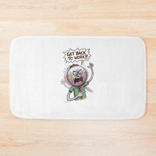 Item preview, Angry Benson Yelling Get Back To Work Regular Show Fan Art designed and sold by FreakToons.