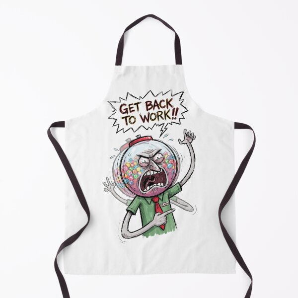 Item preview, Angry Benson Yelling Get Back To Work Regular Show Fan Art designed and sold by FreakToons.