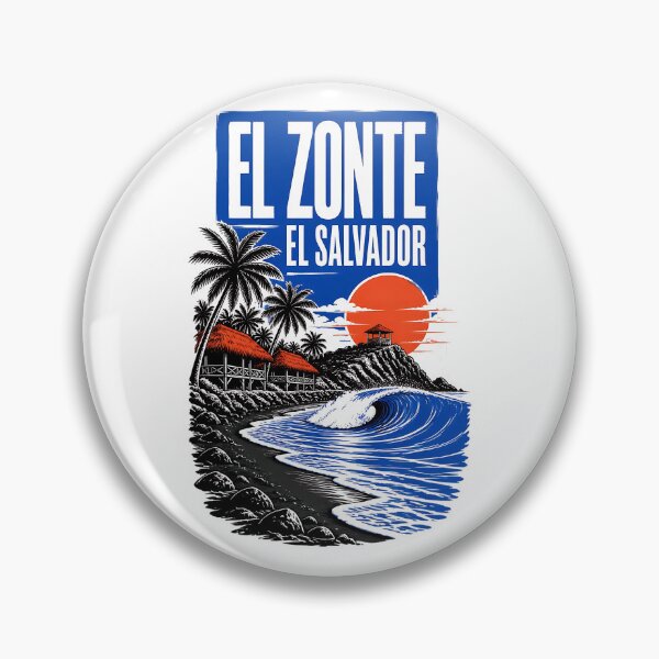 Item preview, El Zonte El Salvador Vintage Travel Tourism designed and sold by TravelersGems.