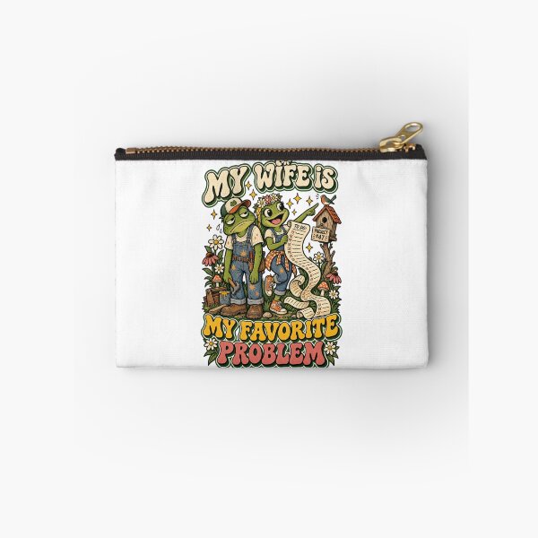 Item preview, My Wife Is My Favorite Problem - Vintage Frog DIY Humor designed and sold by BumbleBloom7.