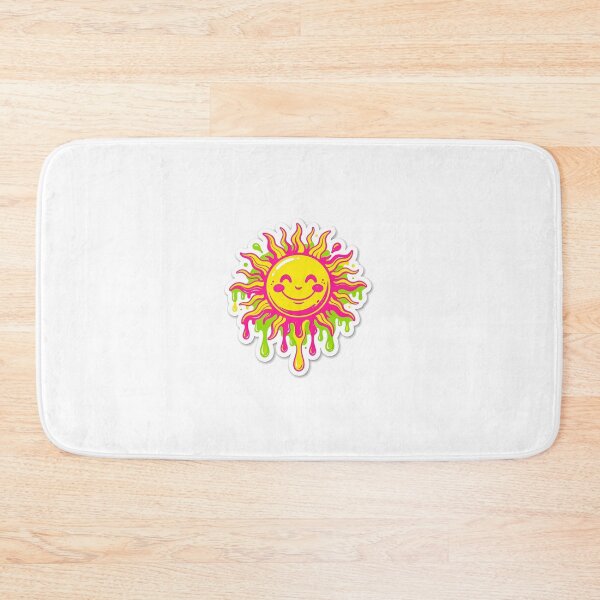 Item preview, Groovy Melting Neon Sun Sticker designed and sold by Unionportal.