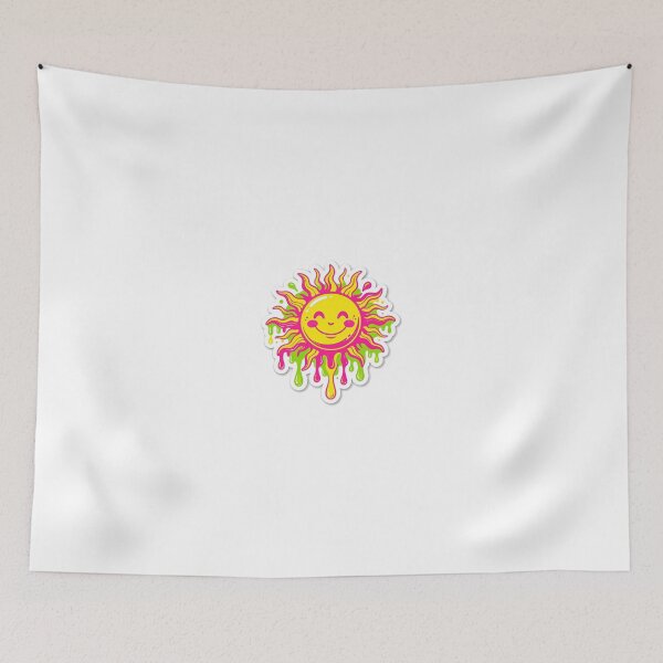 Item preview, Groovy Melting Neon Sun Sticker designed and sold by Unionportal.