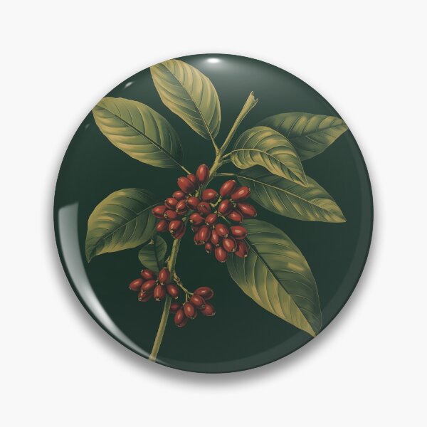Item preview, Coffea Arabica Botanical Branch Vintage Coffee designed and sold by ThirdShiftLab.