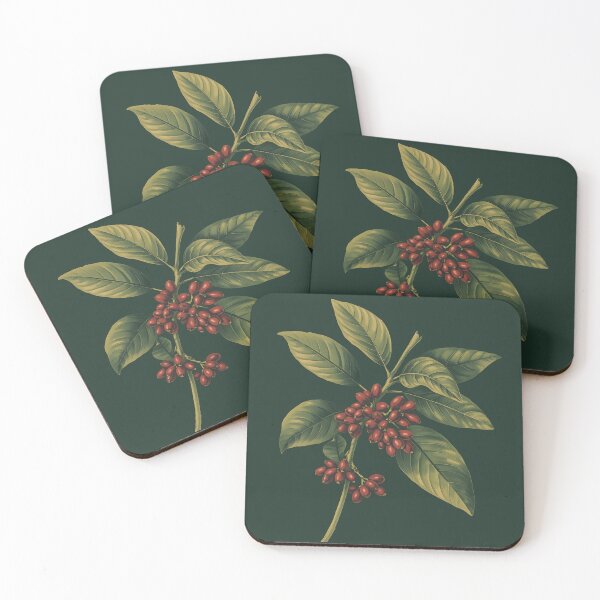Item preview, Coffea Arabica Botanical Branch Vintage Coffee designed and sold by ThirdShiftLab.