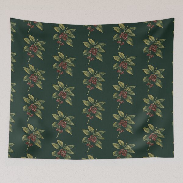 Item preview, Coffea Arabica Botanical Branch Vintage Coffee designed and sold by ThirdShiftLab.