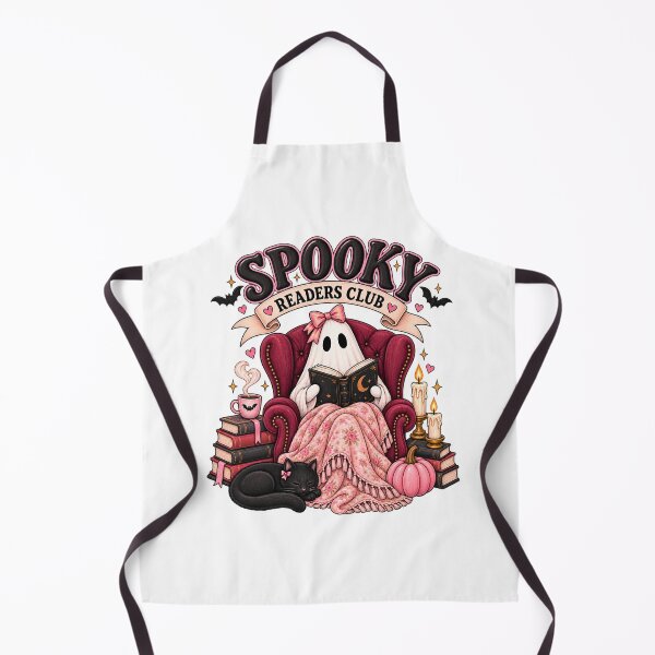 Item preview, Bookish Ghosty Reader - Spooky Readers Club designed and sold by Chaotically Cutee.