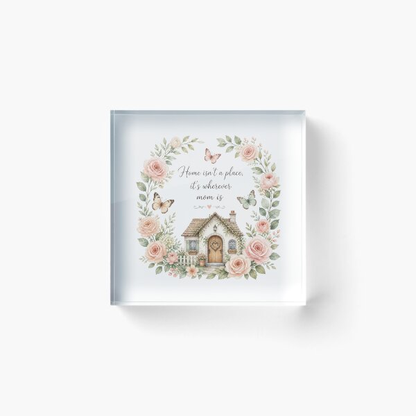 Item preview, Home Isn't a Place It's Wherever Mom Is designed and sold by CozyMomDesign.