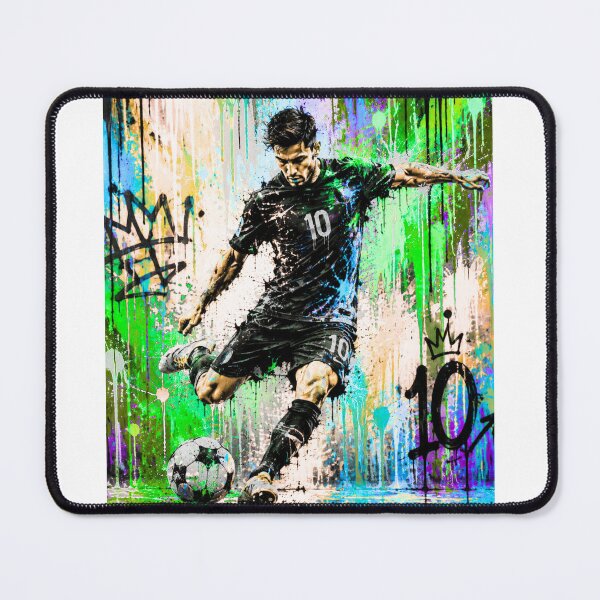 Item preview, Soccer Player Street Football Graffiti Art designed and sold by PetruArtDesigns.
