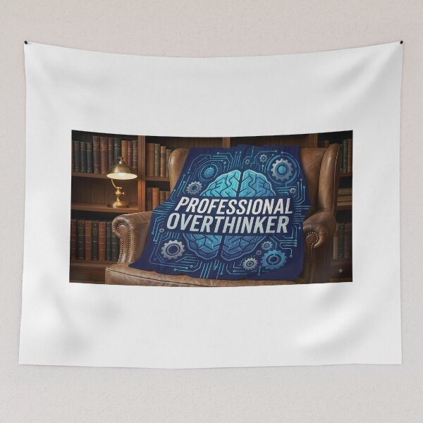 Item preview, ⁠Funny Professional Overthinker Brain Circuit Graphic T-Shirt⁠ designed and sold by Julia9632.
