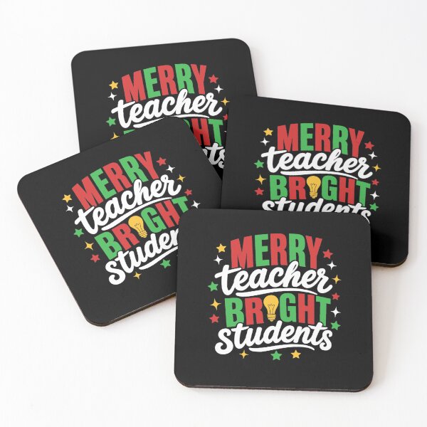 Item preview, Teacher Christmas for Women Merry Teacher Bright Students  designed and sold by clothesy7.