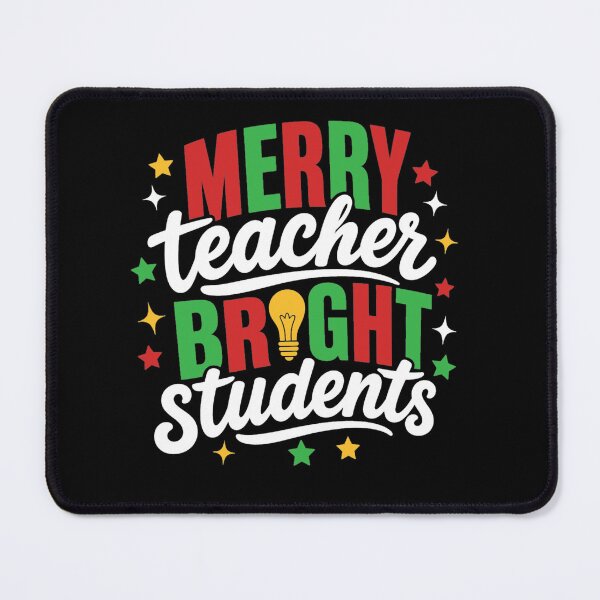Item preview, Teacher Christmas for Women Merry Teacher Bright Students  designed and sold by clothesy7.