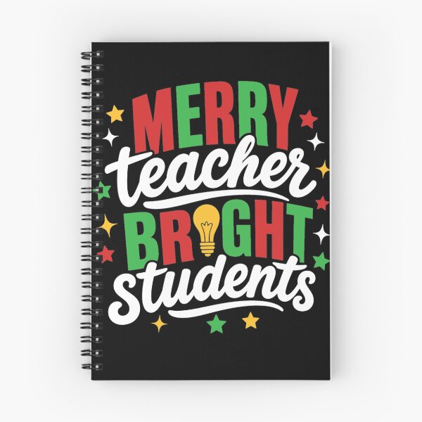 Item preview, Teacher Christmas for Women Merry Teacher Bright Students  designed and sold by clothesy7.