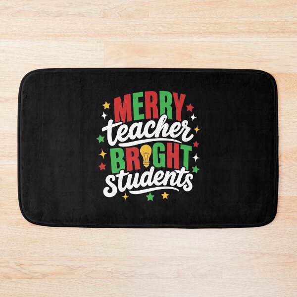 Item preview, Teacher Christmas for Women Merry Teacher Bright Students  designed and sold by clothesy7.