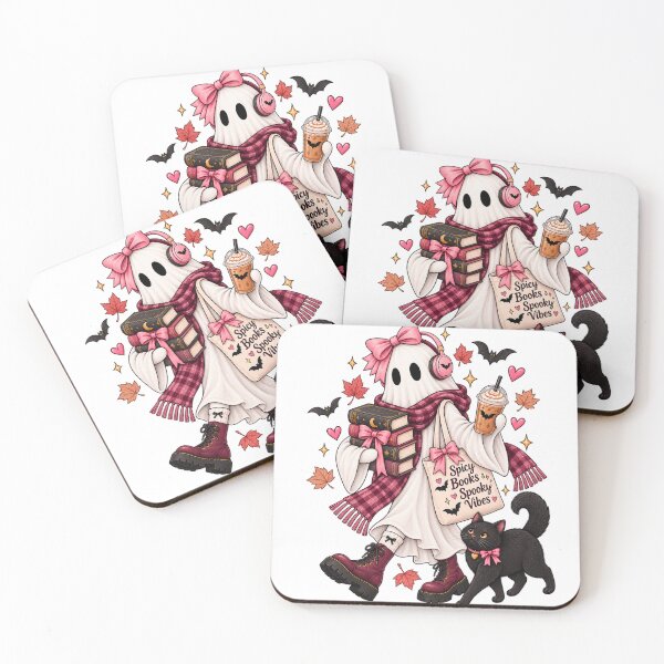 Item preview, Autumn spooky ghost - Spooky Readers Club designed and sold by Chaotically Cutee.
