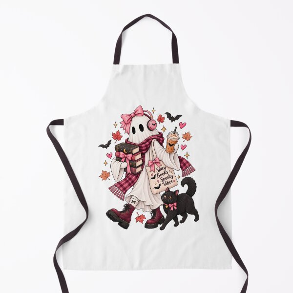 Item preview, Autumn spooky ghost - Spooky Readers Club designed and sold by Chaotically Cutee.