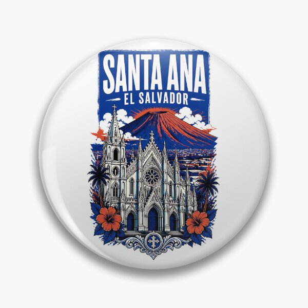 Item preview, Santa Ana El Salvador Vintage Travel Tourism designed and sold by TravelersGems.