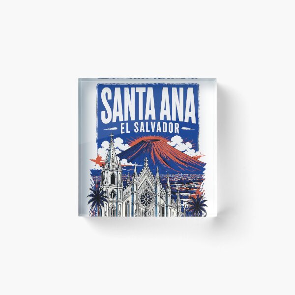Item preview, Santa Ana El Salvador Vintage Travel Tourism designed and sold by TravelersGems.