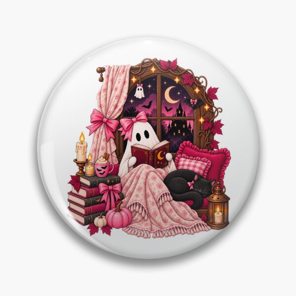 Item preview,  spooky ghost reader - Spooky Readers Club designed and sold by Chaotically Cutee.