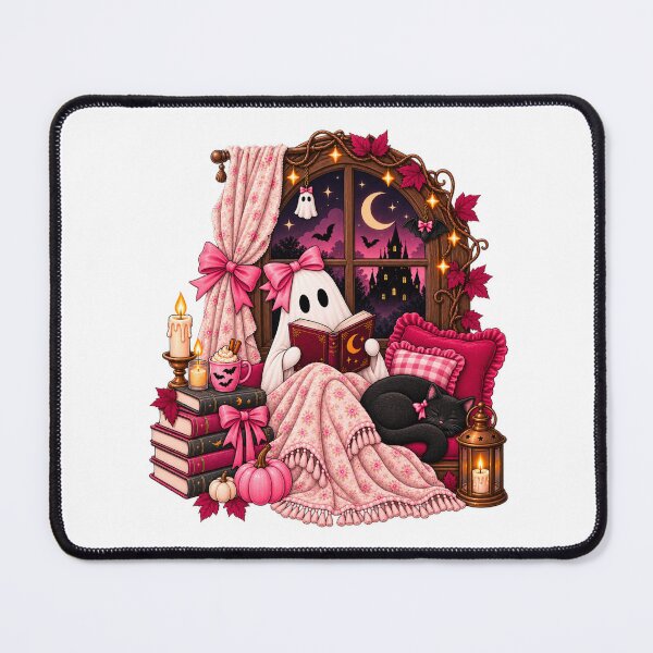Item preview, spooky ghost reader - Spooky Readers Club designed and sold by Chaotically Cutee.