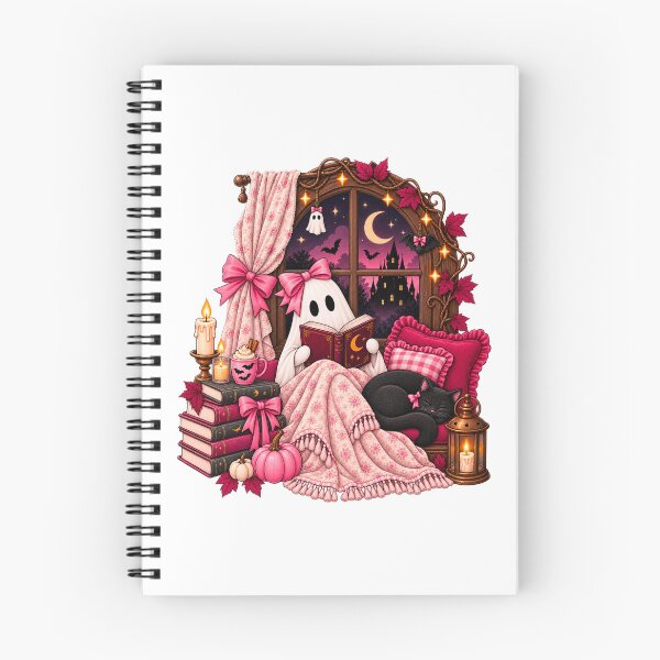 Item preview,  spooky ghost reader - Spooky Readers Club designed and sold by Chaotically Cutee.
