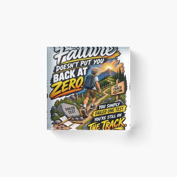 Item preview, Never Back at Zero designed and sold by ExistSense.
