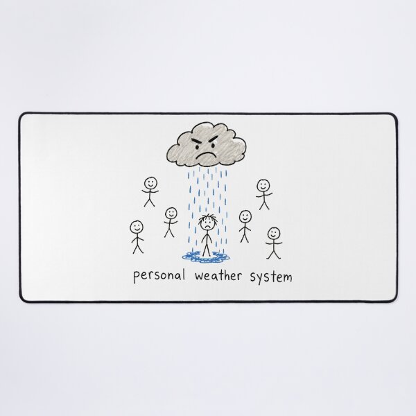 Item preview, Personal Weather System - Rain Cloud designed and sold by BadDrawingClub.