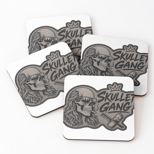 Item preview, Skullet Gang – Skull Barber Streetwear Barbershop Design designed and sold by JRdesigns25.
