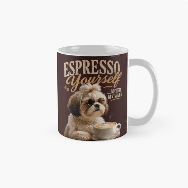 Item preview, Espresso Yourself Shih Tzu Coffee Lover Shirt – Funny Shih Tzu Dog Gift for Coffee Lovers designed and sold by PawsAndPallette .