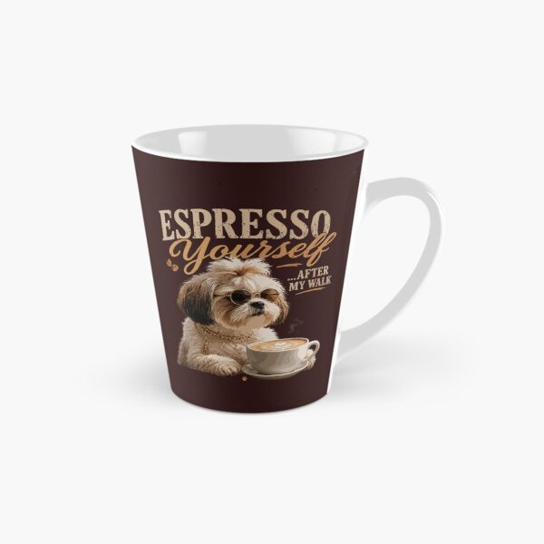 Item preview, Espresso Yourself Shih Tzu Coffee Lover Shirt – Funny Shih Tzu Dog Gift for Coffee Lovers designed and sold by PawsAndPallette .