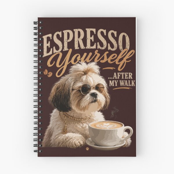 Item preview, Espresso Yourself Shih Tzu Coffee Lover Shirt – Funny Shih Tzu Dog Gift for Coffee Lovers designed and sold by PawsAndPallette .