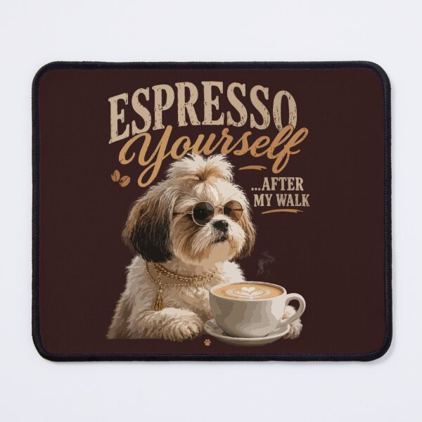 Item preview, Espresso Yourself Shih Tzu Coffee Lover Shirt – Funny Shih Tzu Dog Gift for Coffee Lovers designed and sold by PawsAndPallette .