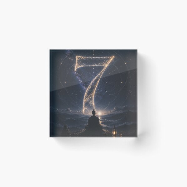 Item preview, Number 7 Wisdom and Spirituality designed and sold by JaaGo PopLab.