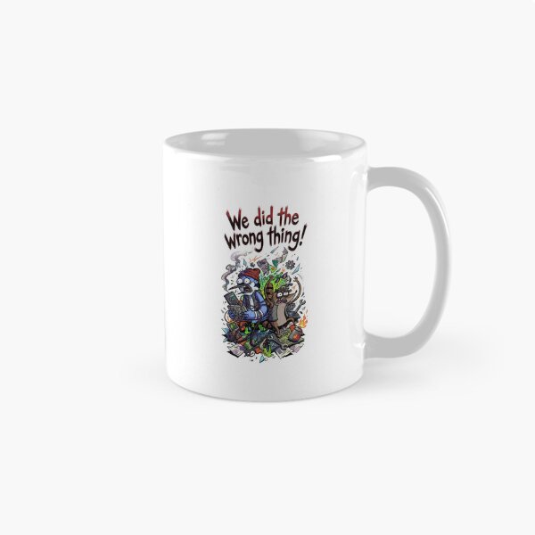 Item preview, Mordecai And Rigby We Did The Wrong Thing Explosion Regular Show Fan Art designed and sold by FreakToons.