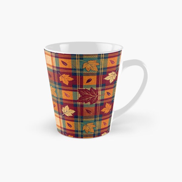 Item preview, Plaid and marple leaves fall- christmas pattern gift designed and sold by MentalDiaries.