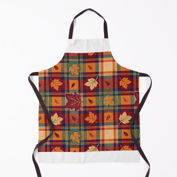 Item preview, Plaid and marple leaves fall- christmas pattern gift designed and sold by MentalDiaries.