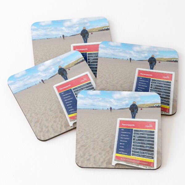 Item preview, Perranporth Surf Conditions Board on Beach with Lifeguards designed and sold by Paul Thompson Photography.