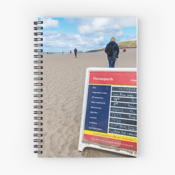 Item preview, Perranporth Surf Conditions Board on Beach with Lifeguards designed and sold by Paul Thompson Photography.