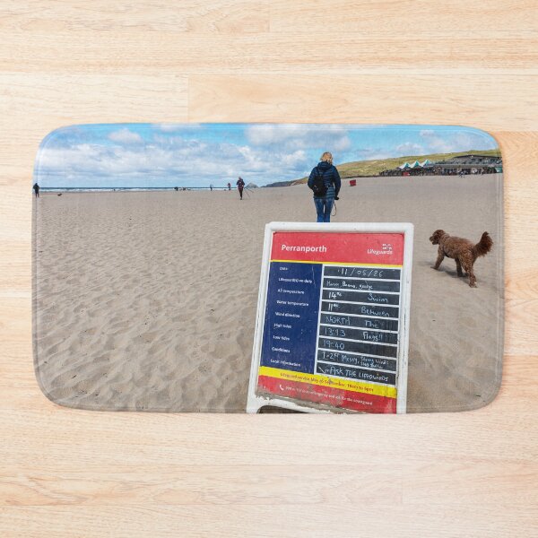 Item preview, Perranporth Surf Conditions Board on Beach with Lifeguards designed and sold by Paul Thompson Photography.