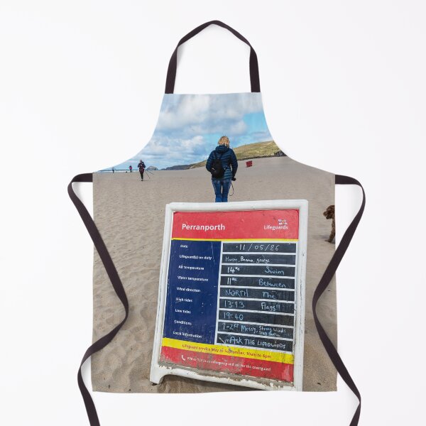 Item preview, Perranporth Surf Conditions Board on Beach with Lifeguards designed and sold by Paul Thompson Photography.