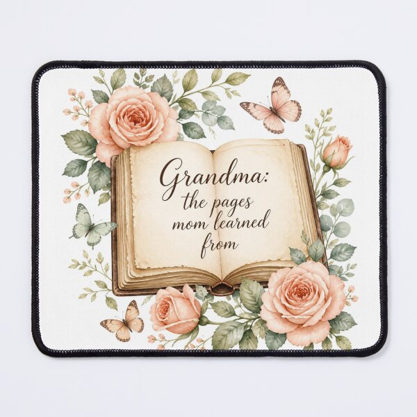 Item preview, Grandma The Pages Mom Learned From designed and sold by CozyMomDesign.