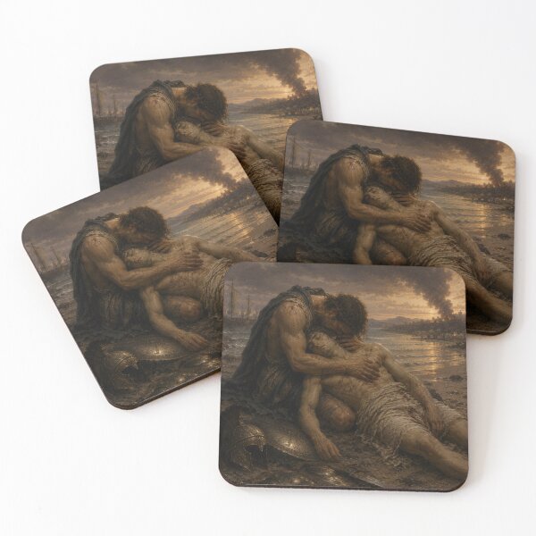 Item preview, Achilles Mourning Patroclus – Renaissance Greek Mythology designed and sold by Pop, Culture and Stuff.