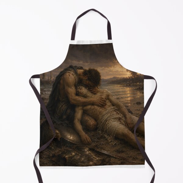 Item preview, Achilles Mourning Patroclus – Renaissance Greek Mythology designed and sold by Pop, Culture and Stuff.