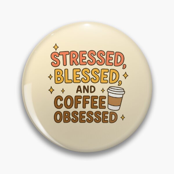 Item preview, Back to school pt.8: Stressed, Blessed and Coffee obsessed  designed and sold by P.L.U.T.O.
