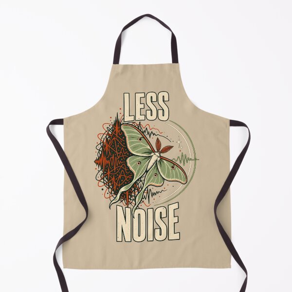 Item preview, Less Noise – Luna Moth and Sound Waves designed and sold by VioVibe.