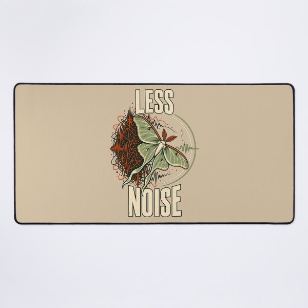 Item preview, Less Noise – Luna Moth and Sound Waves designed and sold by VioVibe.