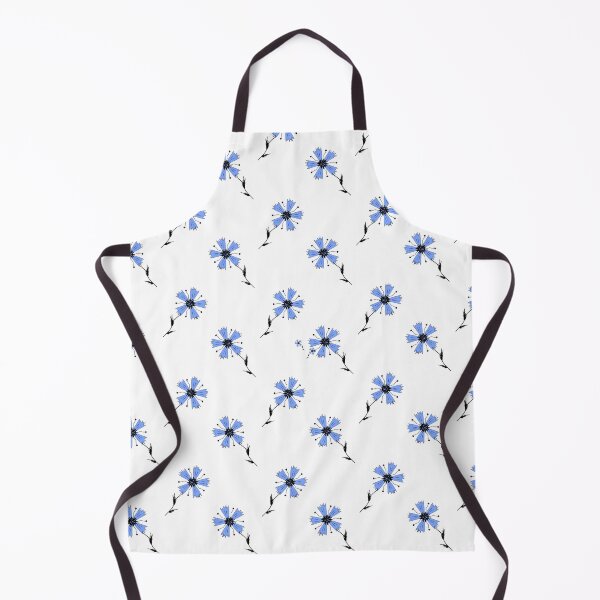 Item preview, Pattern of cornflowers with stems and leaves designed and sold by ZorianArt.