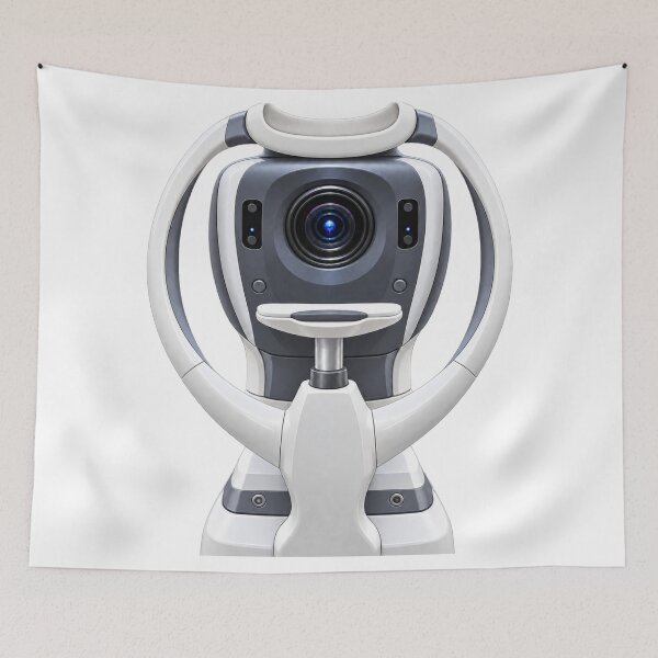 Item preview, Eye Exam Machine Illusion – Put Your Chin Here designed and sold by RANDOMUM Studio.